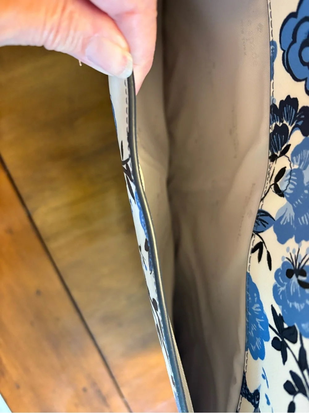 kate spade Madison Peacock 15” Floral Laptop Sleeve in Blue Multi Style KH775